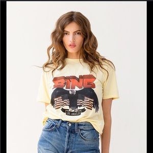 ANINE BING rare sold out eagle logo vintage tee. Size m